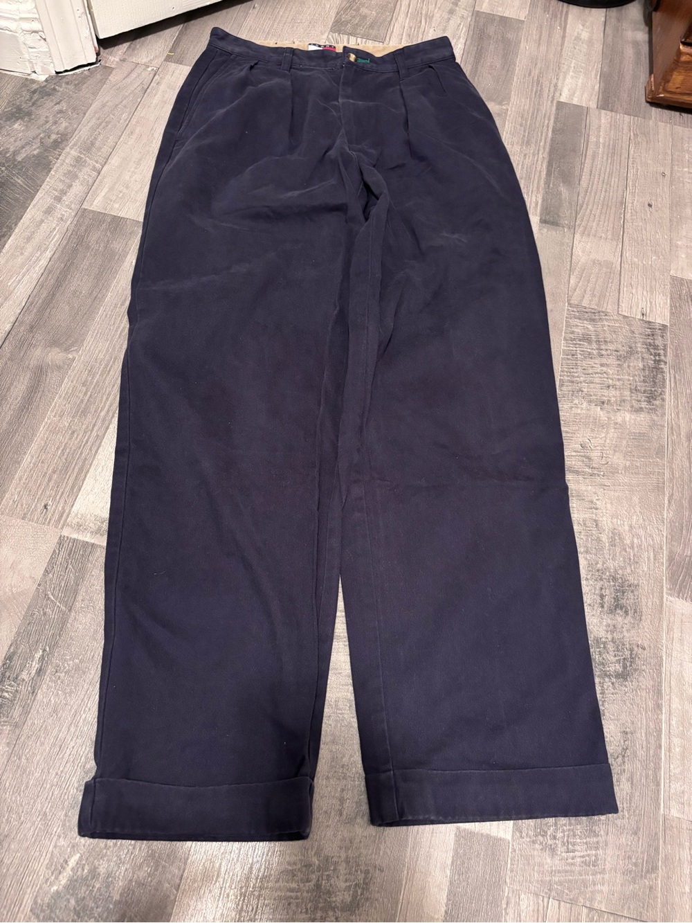 Vintage Tommy Hilfiger 1990s Pleated Chinos